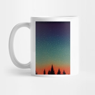 Magical sunset pattern Mug